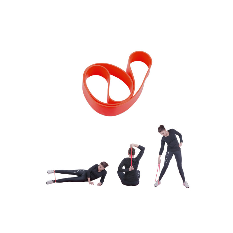 Стрічка-еспандер для вправ inSPORTline Hangy Medium 27,5 см червона