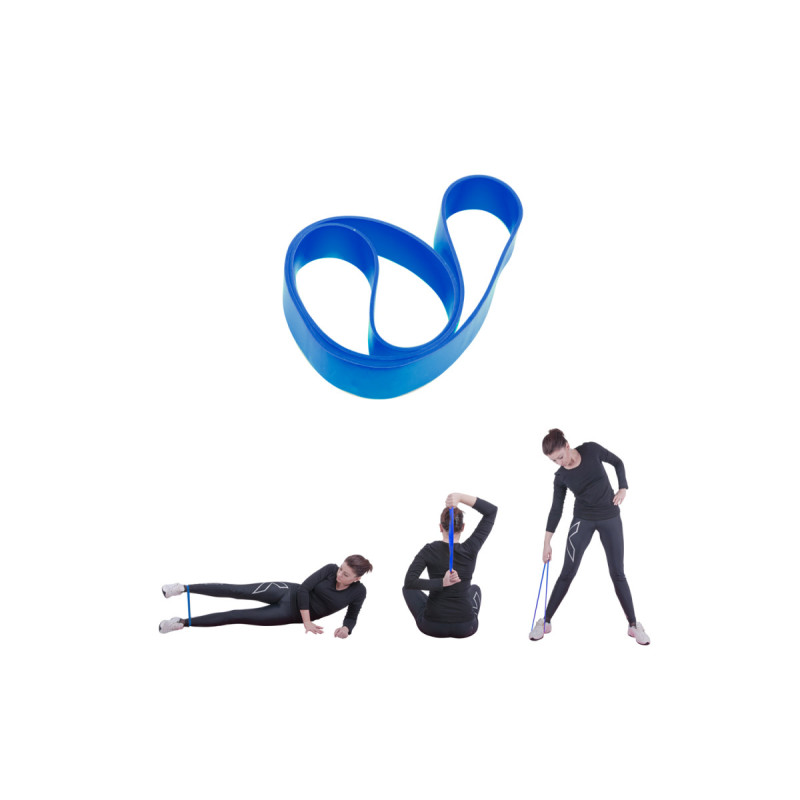 Стрічка-еспандер для вправ inSPORTline Hangy X-Heavy 27,5 см синя