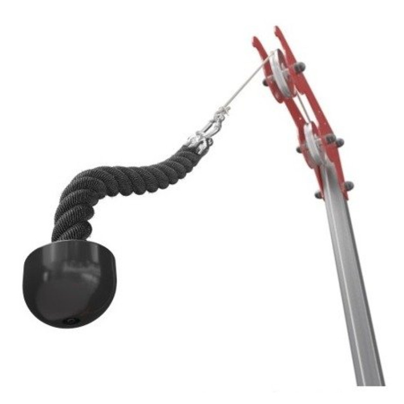 Канатний хват одинарний для тяг для м'язів тріцепса 70см K-Sport UW10