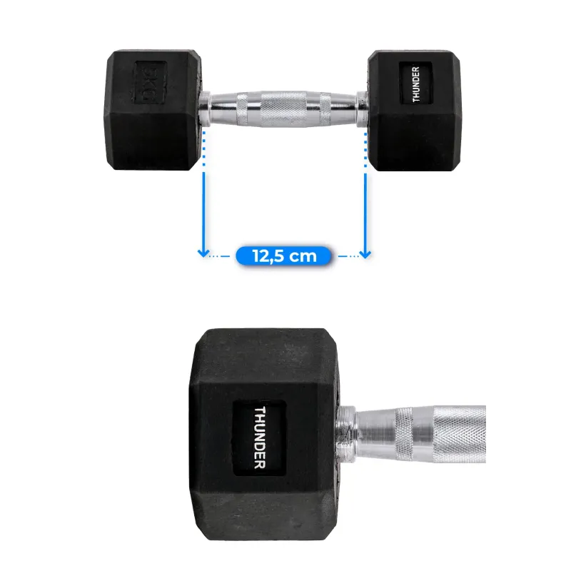 Гантель шестигранна THUNDER 5 кг