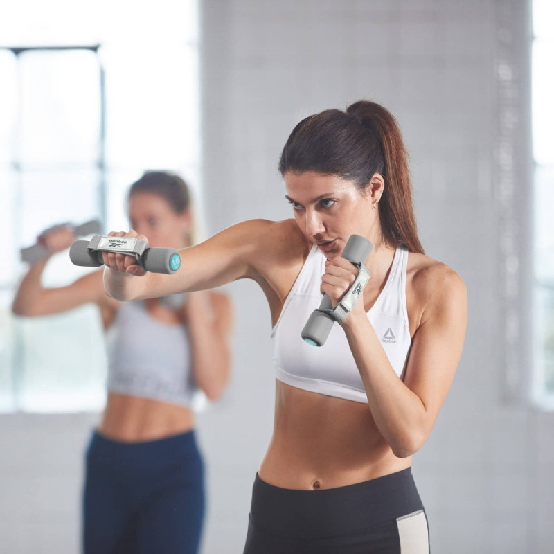 Гантелі з ручками REEBOK RAWT-11061BL, 2 х 1 кг