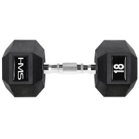 Гантель шестигранна HMS HEX PRO, 18 кг