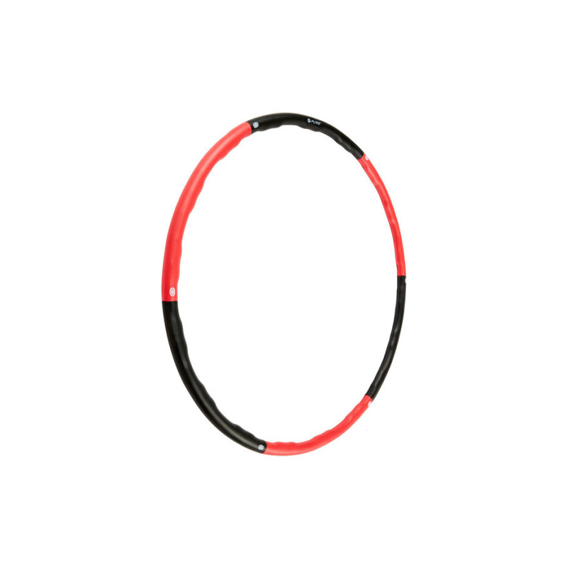 Обруч хула-хуп складний Pure2Improve 100 cм, чорно-червоний