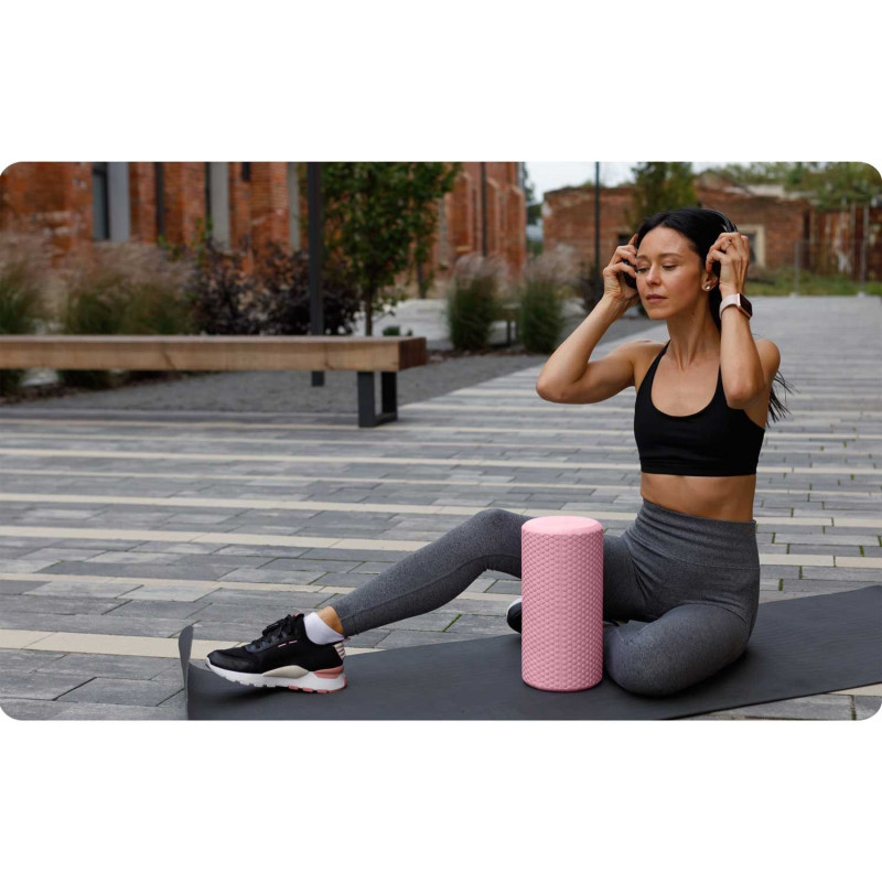 Валик для тренувань Neo Sport NS-963 рожевий