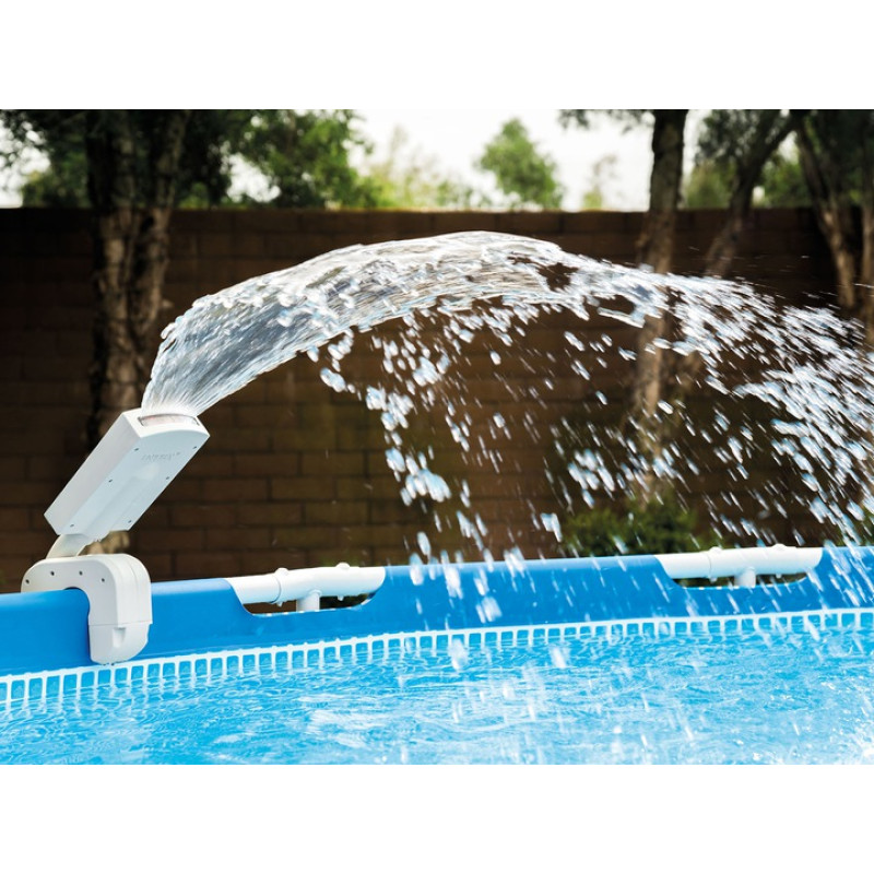 Фонтан для басейну Intex 28089 з LED підсвічуванням