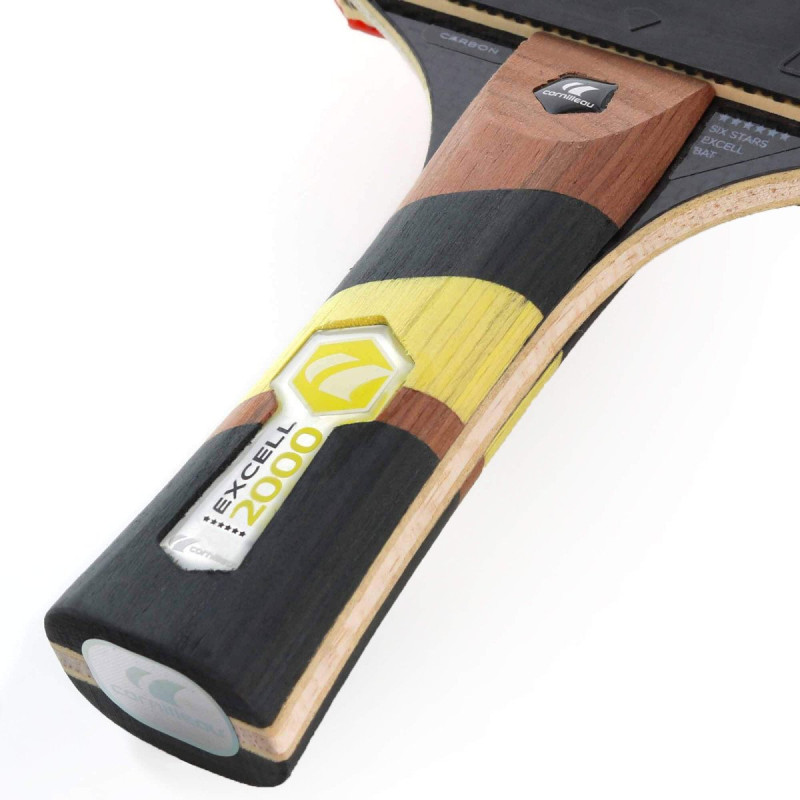 Ракетка для настільного тенісу Cornilleau EXCELL CARBON 2000, чорно-червона