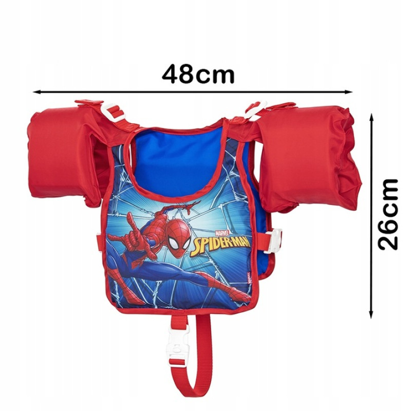 Жилет для плавання з нарукавниками Bestway 98795 Людина-павук