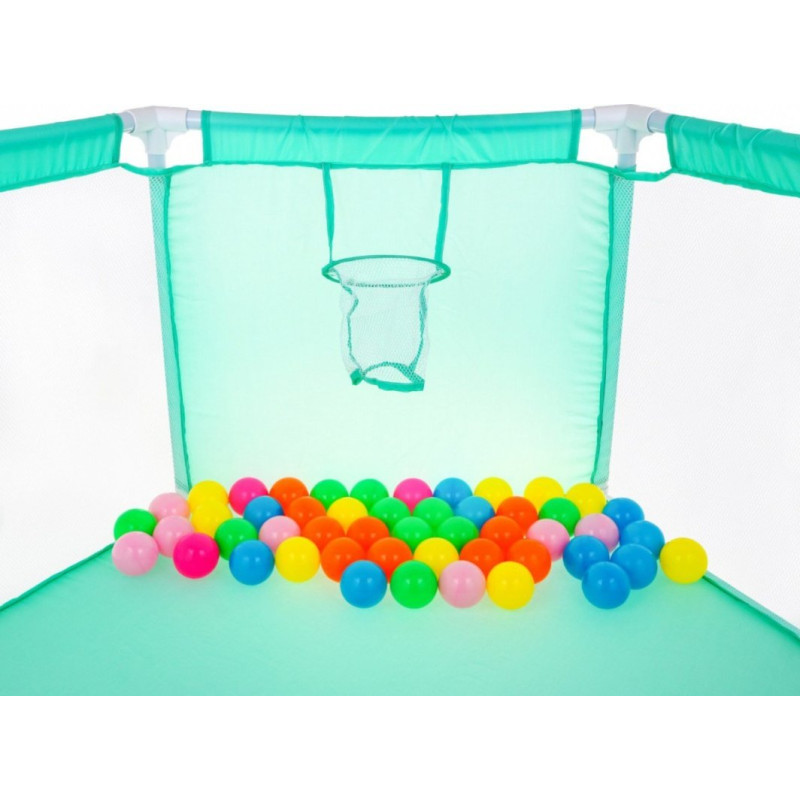 Дитячий манеж Ramiz J1011A, блакитний + аксесуари