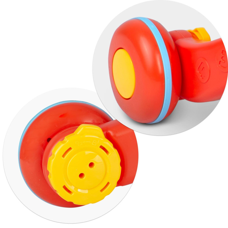 Каталка 2-в-1 інтерактивна Ricokids біло-червона