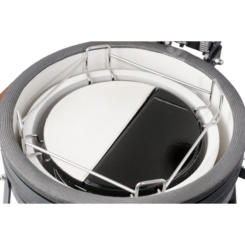 Керамічний вугільний гриль Kamado S 5 в 1 з системою BBQ Block Fire GRILLI 733777 Код: 012010