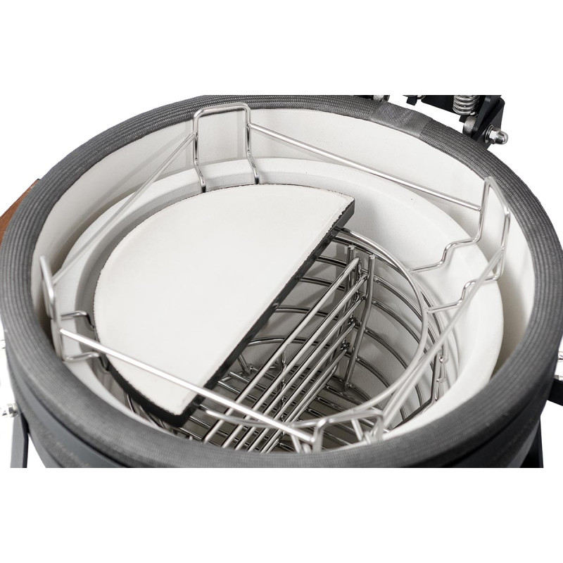 Керамічний вугільний гриль Kamado S 5 в 1 з системою BBQ Block Fire GRILLI 733777 Код: 012010