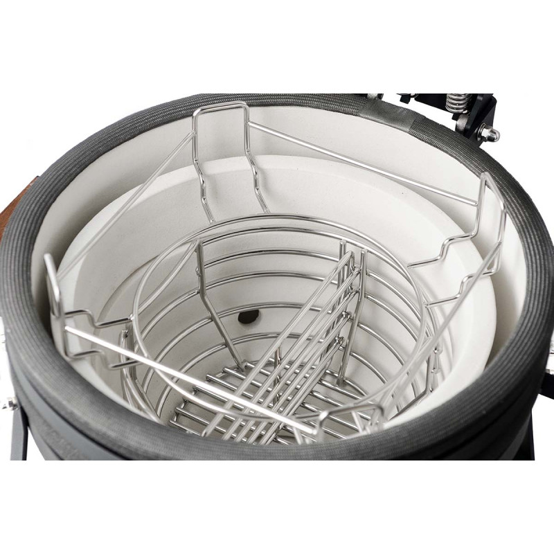 Керамічний вугільний гриль Kamado S 5 в 1 з системою BBQ Block Fire GRILLI 733777 Код: 012010