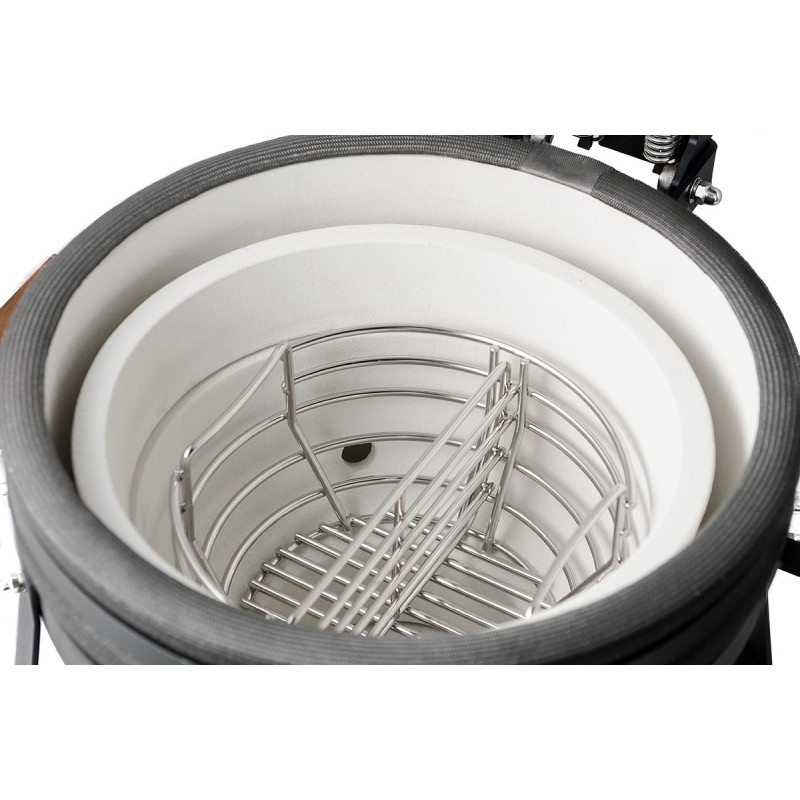Керамічний вугільний гриль Kamado S 5 в 1 з системою BBQ Block Fire GRILLI 733777 Код: 012010