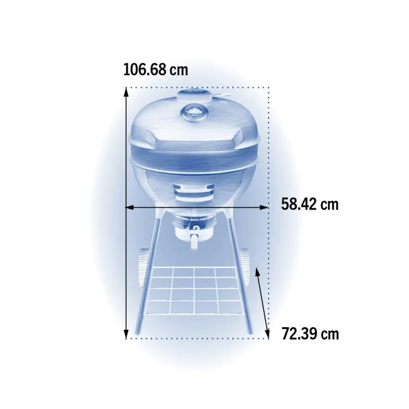 Вугільний гриль 57 см Napoleon PRO Kettle PRO22K-LEG-3 Код: 012119