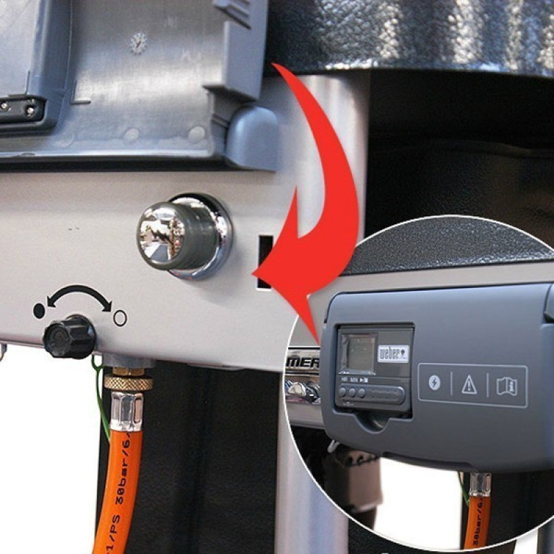 Редуктор зі шлангом для грилей Q, Go-Anywhere, Performer Deluxe Weber 8490 Код: 010871