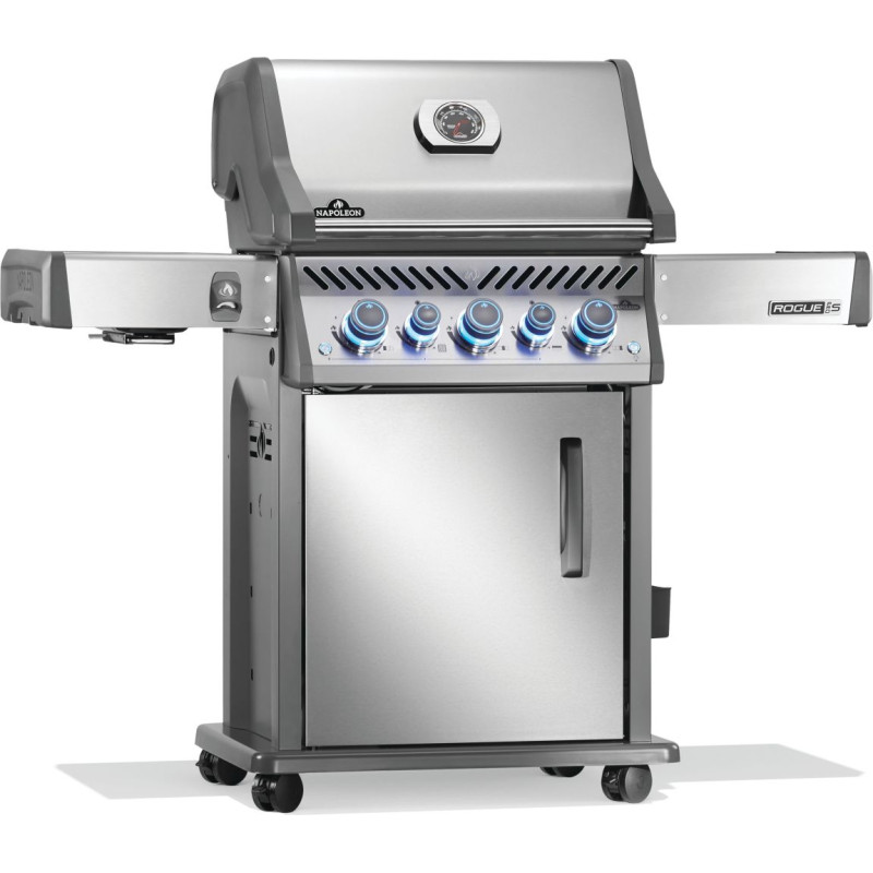 Газовий гриль Napoleon Rogue PRO-S 425 RSIB з бічним пальником Sizzle Zone і вертілем (69912) нерж сталь RPS425RSIBPSS-2-UA Код: 012820