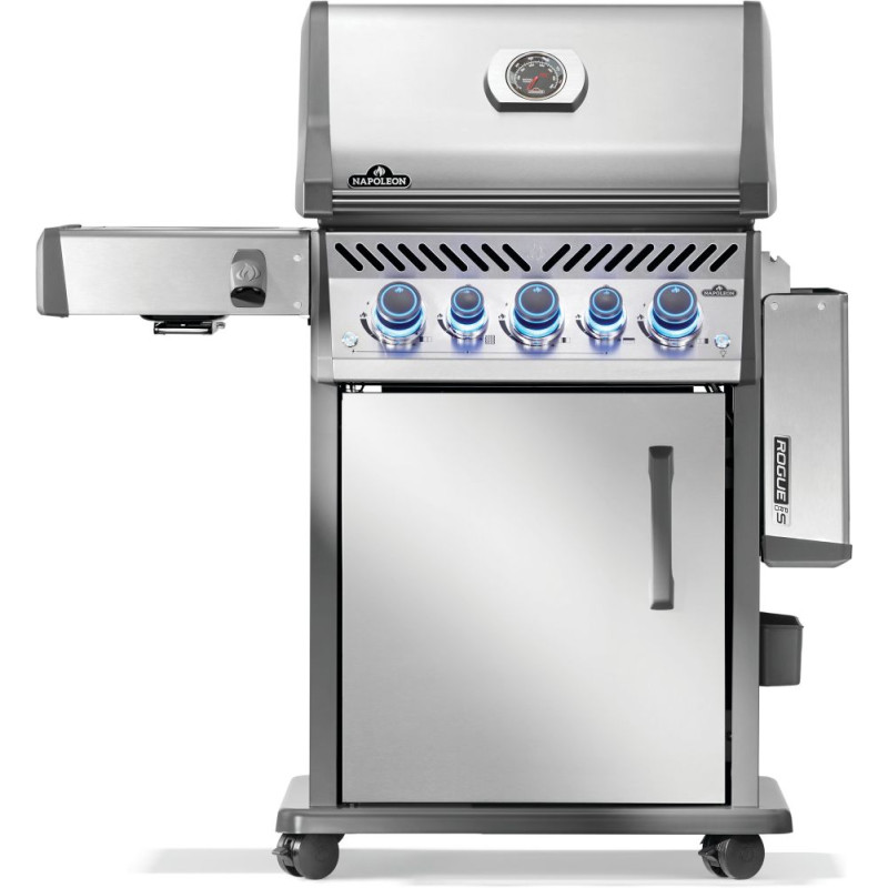Газовий гриль Napoleon Rogue PRO-S 425 RSIB з бічним пальником Sizzle Zone і вертілем (69912) нерж сталь RPS425RSIBPSS-2-UA Код: 012820