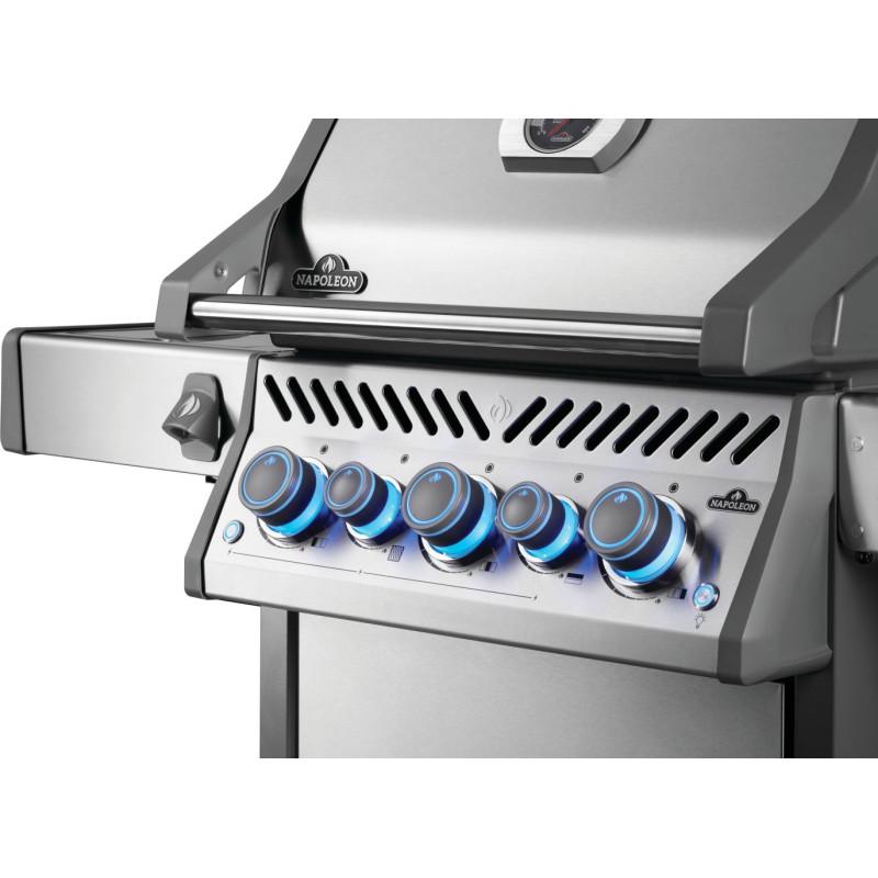 Газовий гриль Napoleon Rogue PRO-S 425 RSIB з бічним пальником Sizzle Zone і вертілем (69912) нерж сталь RPS425RSIBPSS-2-UA Код: 012820