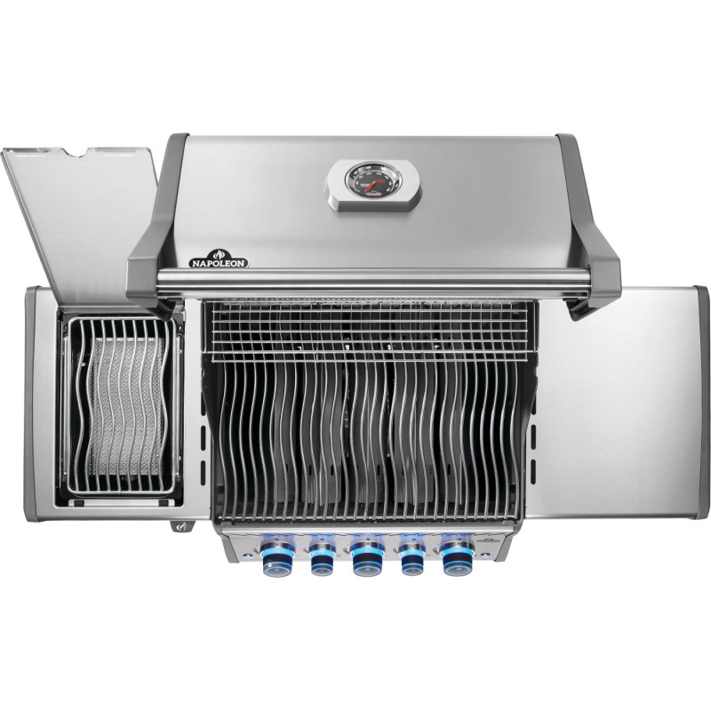 Газовий гриль Napoleon Rogue PRO-S 425 RSIB з бічним пальником Sizzle Zone і вертілем (69912) нерж сталь RPS425RSIBPSS-2-UA Код: 012820