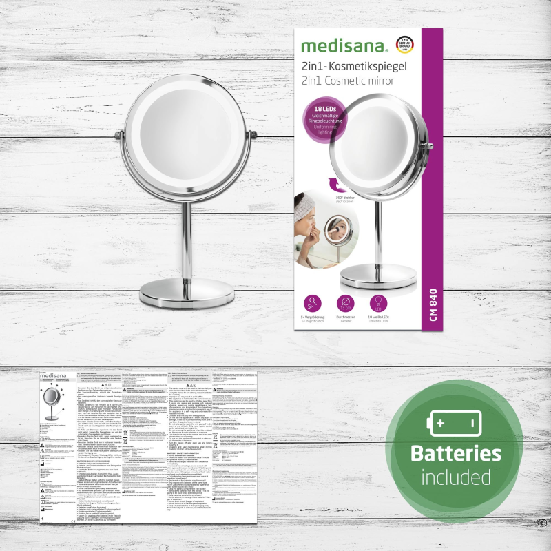 Косметичне дзеркало 2в1 CM 840 Medisana (CM 840-2133)