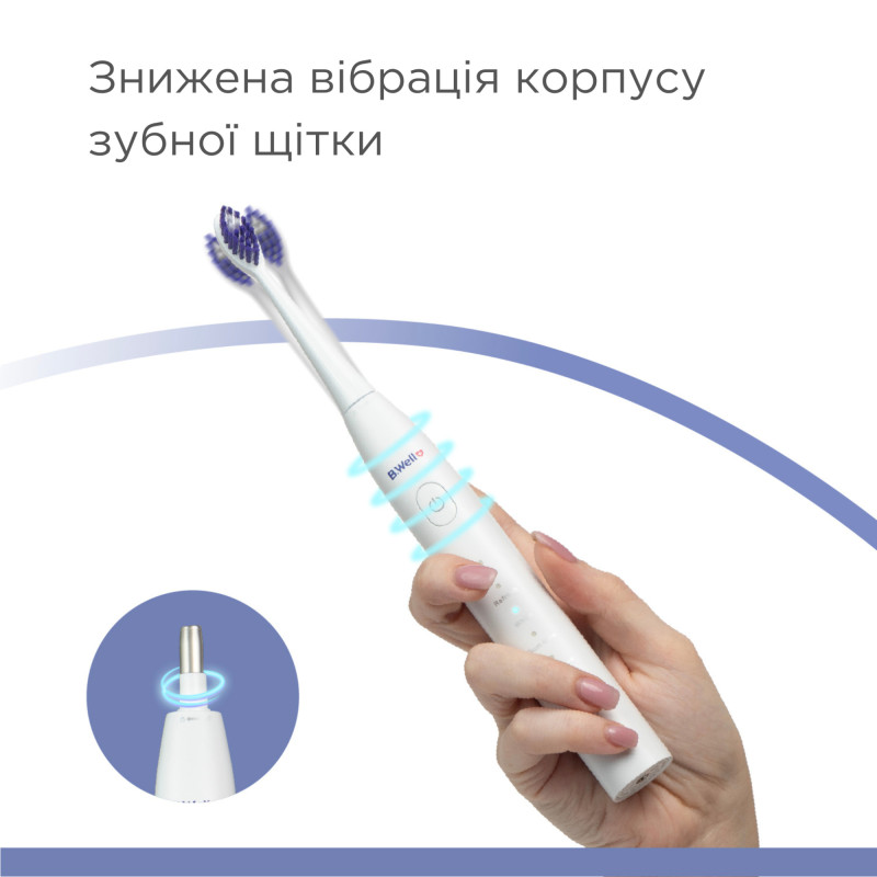 Електрична звукова зубна щітка PRO-850 B.Well Розмір 2 (PRO-850/B-2373)