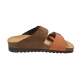 Жіночі шльопанці Grünland HOLA CB2249 коричневий з кольоровими акцентами  Grunland Розмір 1 (CB2249/36/M-2861)