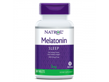 Мелатонін, Melatonin 3 мг, Natrol, 60 таблеток