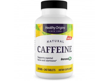 Кофеїн з Чаю, Natural Caffeine, Featuring InnovaTea, Healthy Origins, 200 мг, 240 таблеток