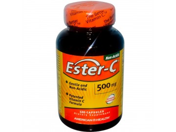 Естер-С, Вітамін С, Ester-C, American Health, 500 мг, 120 капсул