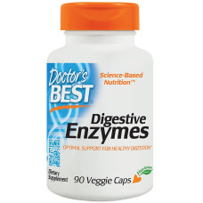 Травні ферменти вегетаріанські, Digestive Enzymes, Doctor's Best, 90 капсул