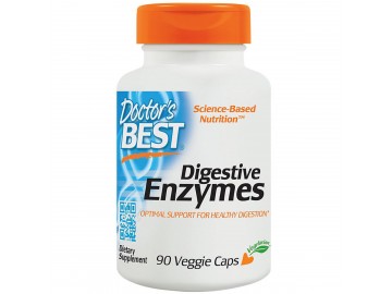 Травні ферменти вегетаріанські, Digestive Enzymes, Doctor's Best, 90 капсул