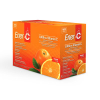 Вітамінний Напій для Підвищення Імунітету, Смак Апельсину, Vitamin C, Ener-C, 30 пакетиків