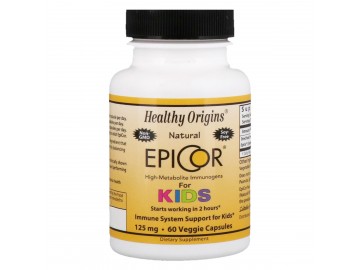 Природний Захист Імунітету для Дітей 125мг, EpiCor, Healthy Origins, 60 гелевих капсул