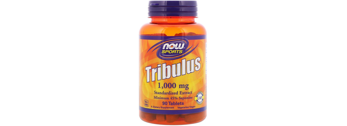 Трибулус, Tribulus, Now Foods, 1000 мг, 90 таблеток