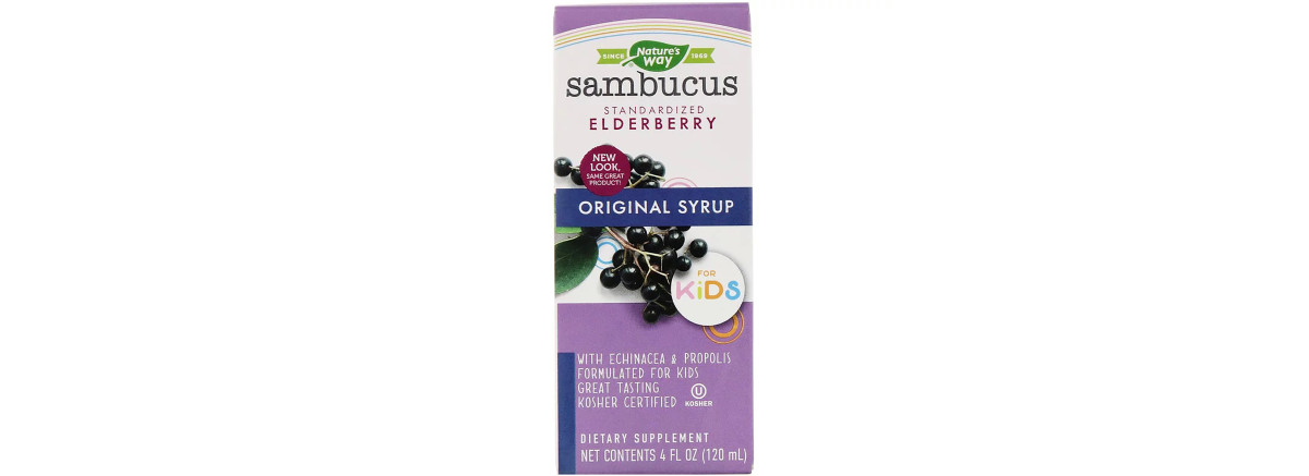 Чорна Бузина для Дітей, Sambucus For Kids, Nature's Way, 120 мл.