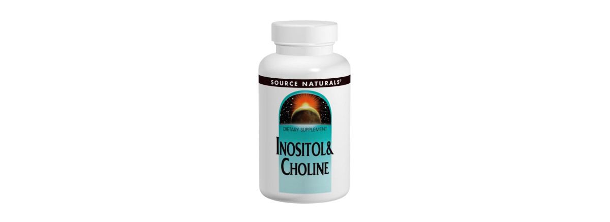 Інозітол (В8) & Холін (В4), 800 мг, Source Naturals, 100 таблеток