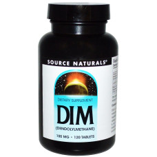 DIM (діиндолілметан) 100мг, Source Naturals, 120 таблеток