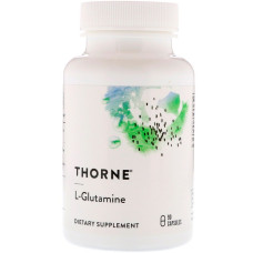L-Глютамин, L-Glutamine, Thorne Research, 90 Капсул