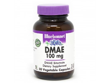 Діметіламіноетанол, DMAE, 100 мг, Bluebonnet Nutrition, 50 рослинних капсул