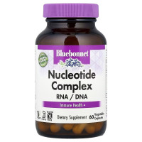 Комплекс нуклеотидів, РНК/ДНК, Nucleotide Complex, RNA/DNA, Bluebonnet Nutrition, 60 вегетаріанських капсул