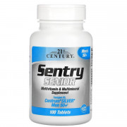 Мультивитамины и мультиминералы для мужчин 50+, Sentry, Senior, 21st Century, 100 таблеток