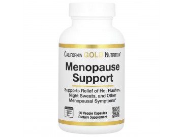 Підтримка під час менопаузи, Menopause Support, California Gold Nutrition, 90 вегетеріанських капсул