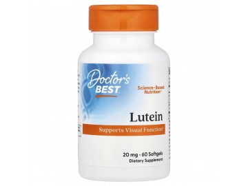 Лютеїн, 20 мг, Lutein, Doctor's Best, 60 капсул