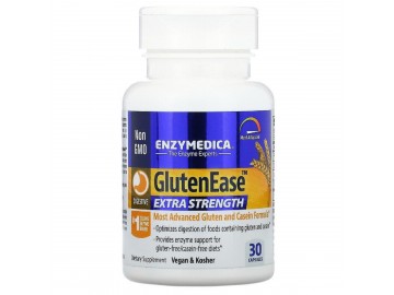 Ферменти для перетравлення глютену, GlutenEase, Extra Strength, Enzymedica, 30 капсул