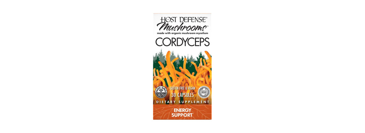 Гриби кордицепс, підтримка вироблення енергії, Cordyceps, Fungi Perfecti, 30 вегетаріанських капсул