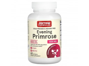 Примула вечірня, 1300 мг, Evening Primrose, Jarrow Formulas, 60 желатинових капсул