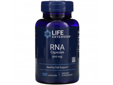 Рибонуклеїнова кислота, RNA Capsules, Life Extension, 500 мг, 100 капсул