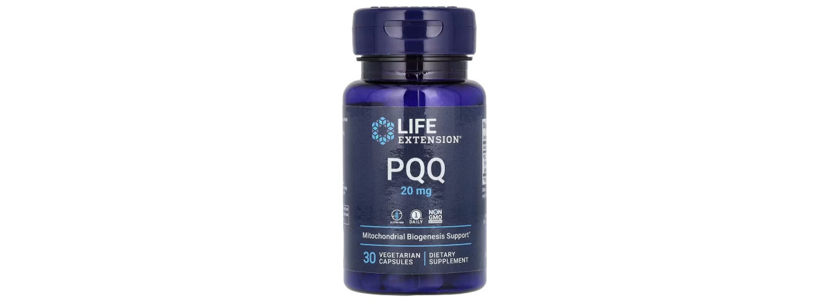 Пірролохінолінхінон PQQ, 20 мг, PQQ, Life Extension, 30 вегетаріанських капсул