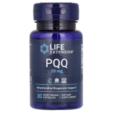 Пирролохинолинхинон PQQ, 20 мг, PQQ, Life Extension, 30 вегетарианских капсул