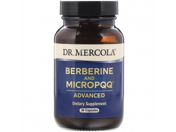 Берберін та MicroPQQ, Berberine and MicroPQQ Advanced, Dr. Mercola, 30 капсул